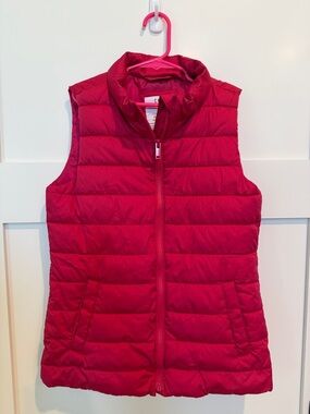 GAP Quilted Puffer Vest - Bright Pink